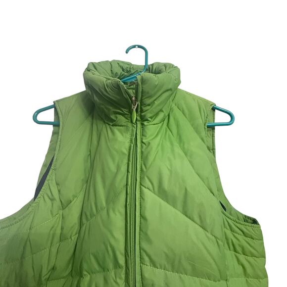 Kenneth Cole Reaction Green Sleeveless Warm Fall Puffer Vest sz L w/ Pockets - Picture 4 of 10